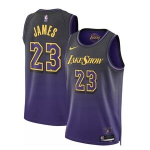 Nike Lakers LeBron James Dri Fit Jersey Size 40 / Small